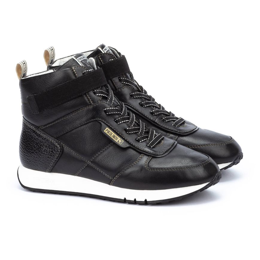 Women's Pikolinos BARCELONA Sneakers Black | NZ H197320